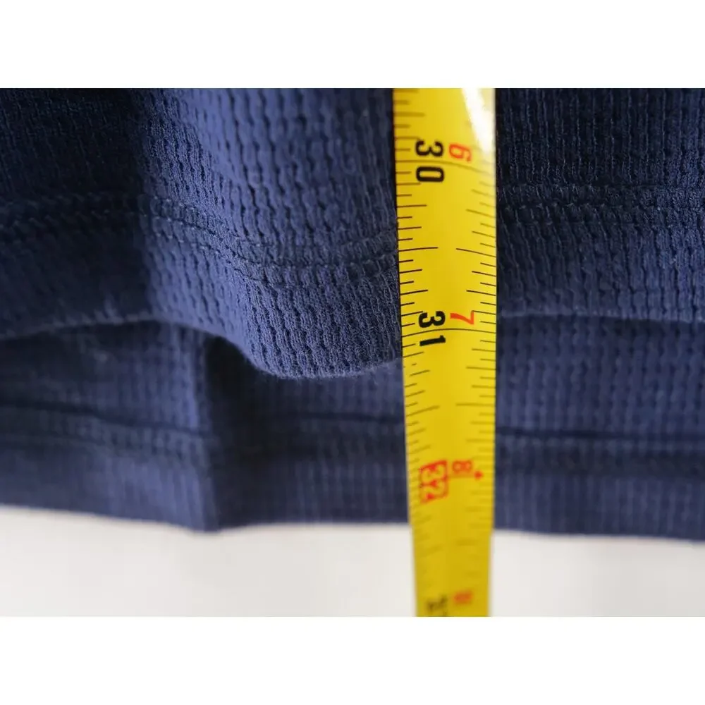 NWT Polo Ralph Lauren Waffle Thermal Shirt Mens 3XL Blue Sleepwear Long Sleeve